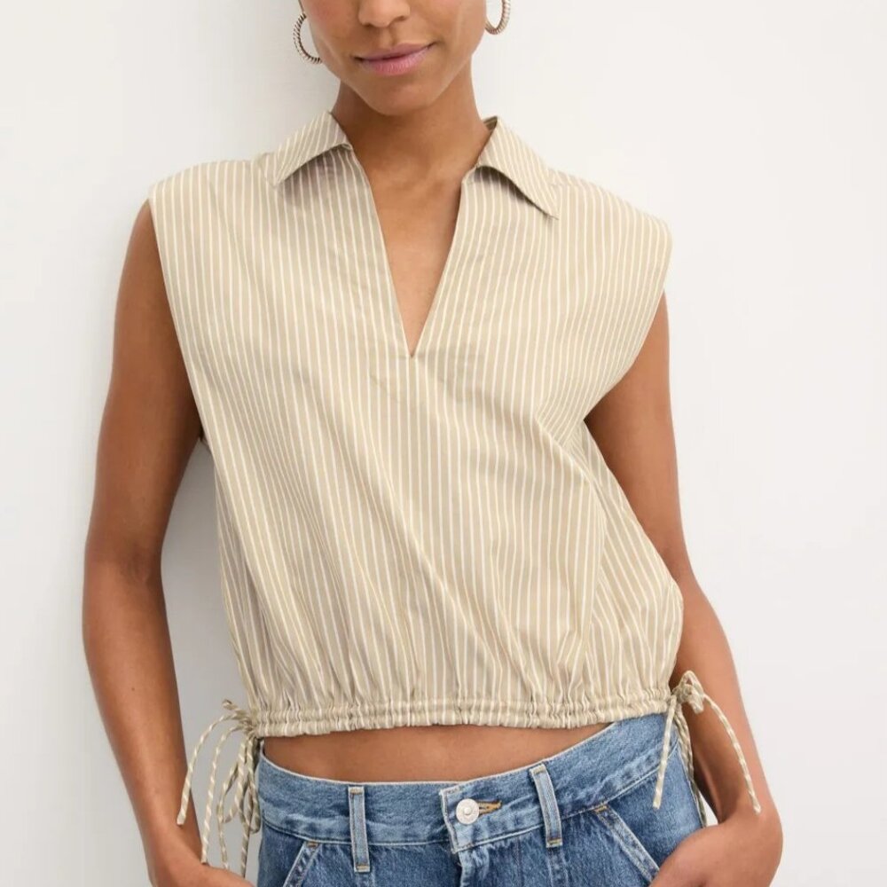 Rag & Bone Fiona Stripe Sleeveless Top Size Medium MSRP $248